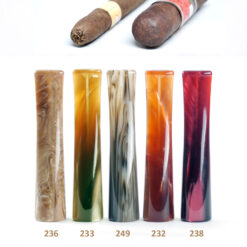 cigar holder 22 colours, total lenght 97,0 mm, diameter 20,5 mm. For cigar diameters 15, 16, 17, 18 and 19 mm
