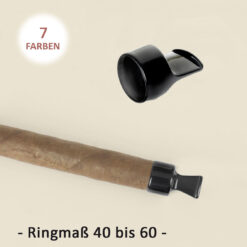 Z163 Acryl-Zigarrenspitze, schwarz + 7 Farben (Länge 40 mm / Durchmesser 25 mm)